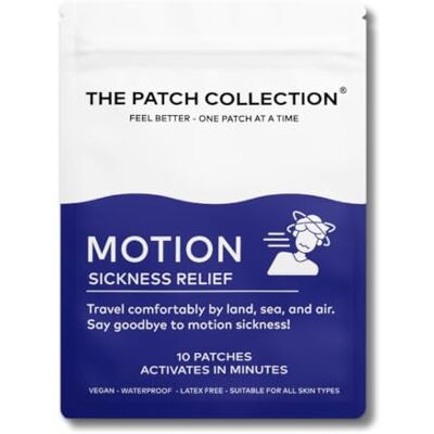 The Patch Collection ® – Motion Sickness Relief Patch Ginger, Peppermint, Safflower, Gingseng (Pack of 10) The Patch Collection ® – Motion Sickness Relief Patch Ginger, Peppermint, Safflower, Gingseng (Pack of 10)