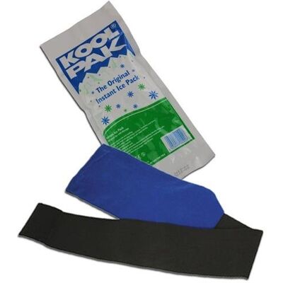 Koolpak Instant Ice Packs x20 & Elasticated Ice Pack Sleeve Compress Wrap First Aid Cold Therapy Cold Compress Koolpak Instant Ice Packs x20 & Elasticated Ice Pack Sleeve Compress Wrap First Aid Cold Therapy Cold Compress