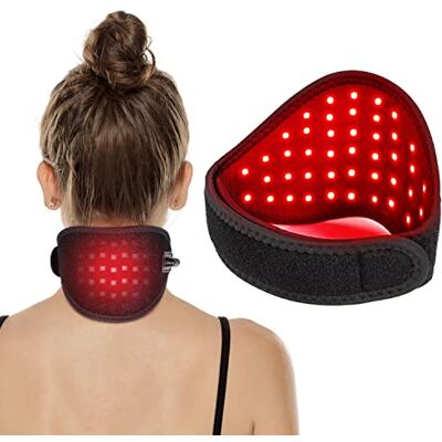 Talsafe Infrared & Red Light Therapy for Neck Pain Relief, Wearable Neck Light Therapy Wrap Pad for Joint Pain, 850NM Infrared LED Therapy Home Use Device Suitable for Neck Knee Wrist Talsafe Infrared & Red Light Therapy for Neck Pain Relief, Wearable Neck Light Therapy Wrap Pad for Joint Pain, 850NM Infrared LED Therapy Home Use Device Suitable for Neck Knee Wrist