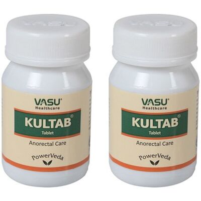 Vasu 2 x Kultab Tablet (Relief of Piles and Hemorrhoids) - "Shipping by FEDEX/DHL Vasu 2 x Kultab Tablet (Relief of Piles and Hemorrhoids) - "Shipping by FEDEX/DHL
