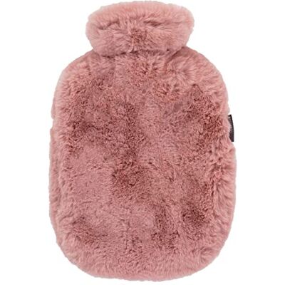 Fashy Faux Fur 2.0L Hot Water Bottle Dusky Pink Fashy Faux Fur 2.0L Hot Water Bottle Dusky Pink
