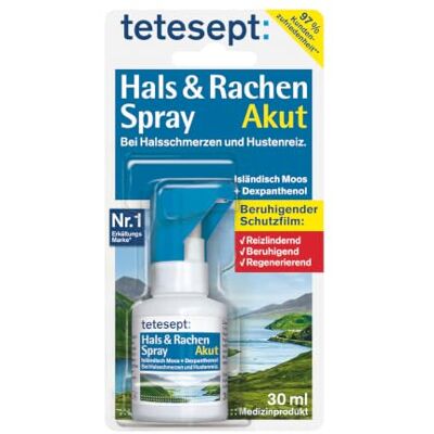 Tetesept neck and throat Spray 30 ml Tetesept neck and throat Spray 30 ml