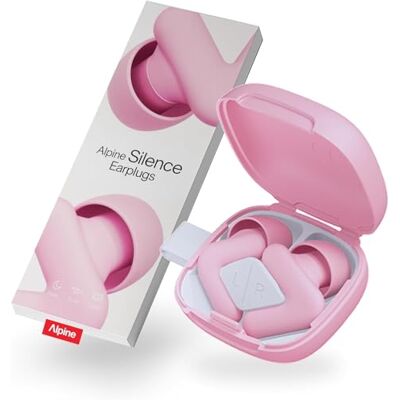 Alpine Silence Ear Plugs 22dB Everyday Calm 4 Tip Sizes XS/S/M/L Pink Muffles unwanted sounds Soft oval tips, snug fit For focus, calm, quiet Hypoallergenic, reusable, 4 sizes XS-L included Alpine Silence Ear Plugs 22dB Everyday Calm 4 Tip Sizes XS/S/M/L Pink Muffles unwanted sounds Soft oval tips, snug fit For focus, calm, quiet Hypoallergenic, reusable, 4 sizes XS-L included