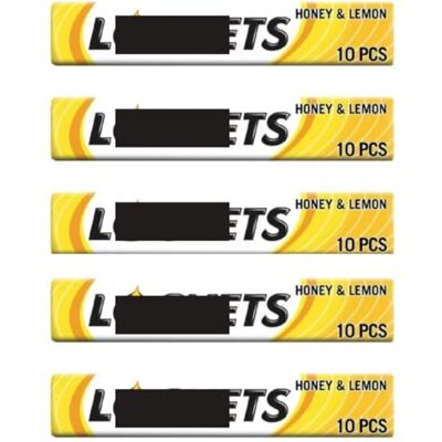 Aplins Honey & Lemon Lozenges 41g (Pack of 5 Rolls) Soothing Sore Throat Blocked Nose Relief Cough Sweets Multipack with Menthol Cooling and Vitamin C Aplins Honey & Lemon Lozenges 41g (Pack of 5 Rolls) Soothing Sore Throat Blocked Nose Relief Cough Sweets Multipack with Menthol Cooling and Vitamin C
