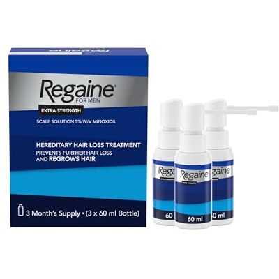 Regaine Men Extra Strength Hair Regrowth Solution - 3 Months Regaine Men Extra Strength Hair Regrowth Solution - 3 Months