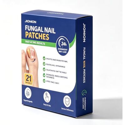 Jionion 21ct Fungal Nail Patches, 24hr Toenail Fungal Treatment, Overnight Repair Extra-Strong 24-Hour Fungal Nail Repair Patches for Discolored,Damaged Nails,Gentle Formula,Breathable,Restores nail health Jionion 21ct Fungal Nail Patches, 24hr Toenail Fungal Treatment, Overnight Repair Extra-Strong 24-Hour Fungal Nail Repair Patches for Discolored,Damaged Nails,Gentle Formula,Breathable,Restores nail health