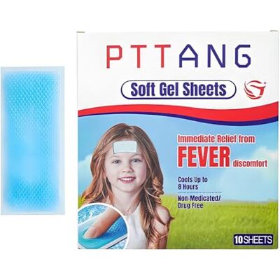 Mekalero 10Pcs Lower Temperature Hydrogel Cooling Patches Baby Heat Sheets Down Headache Pad for Children Quick Cream Stickers Mekalero 10Pcs Lower Temperature Hydrogel Cooling Patches Baby Heat Sheets Down Headache Pad for Children Quick Cream Stickers