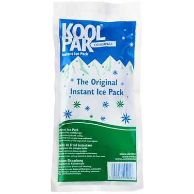 Koolpak 60 x Original Instant Ice Packs 12x29cm Cold Therapy Ice Packs for Injuries & Pain Relief Quick Squeeze Activation Single Use Pack Stays Cold for Up to 20 Minutes First Aid Essential Koolpak 60 x Original Instant Ice Packs 12x29cm Cold Therapy Ice Packs for Injuries & Pain Relief Quick Squeeze Activation Single Use Pack Stays Cold for Up to 20 Minutes First Aid Essential