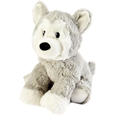 Warmies Plush Husky Microwavable, Scented with French Lavender, Hot or Cold Teddy for Relaxation and Warm Relief, Weighted Teddy Warmies Plush Husky Microwavable, Scented with French Lavender, Hot or Cold Teddy for Relaxation and Warm Relief, Weighted Teddy