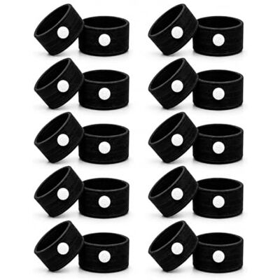 Glamza Anti-Sickness Travel Bands Acupressure Wristbands for Motion Sickness and Nausea Relief (X10 Pairs (Black)) Glamza Anti-Sickness Travel Bands Acupressure Wristbands for Motion Sickness and Nausea Relief (X10 Pairs (Black))