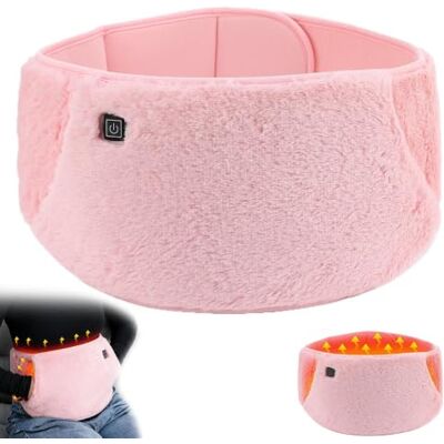 KBIBCK Electric Waist Belt Heating Pad, 2-in-1 Hand Warmer & Waist Warmer USB Heated Waist Wrap 3 Heating Settings for Period Pain Relief, Adjustable Straps, Washable Portable Belt for Waist and Hand KBIBCK Electric Waist Belt Heating Pad, 2-in-1 Hand Warmer & Waist Warmer USB Heated Waist Wrap 3 Heating Settings for Period Pain Relief, Adjustable Straps, Washable Portable Belt for Waist and Hand