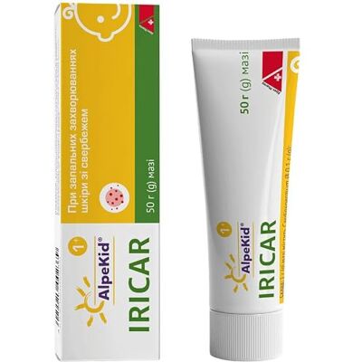 EKOMED Iricar 50g Ointment with Cardiospermum Plant Extract (Eczema, Allergy, Dermatitis, Diathesis Relief) Anti-inflammatory Non-Steroidal EKOMED Iricar 50g Ointment with Cardiospermum Plant Extract (Eczema, Allergy, Dermatitis, Diathesis Relief) Anti-inflammatory Non-Steroidal