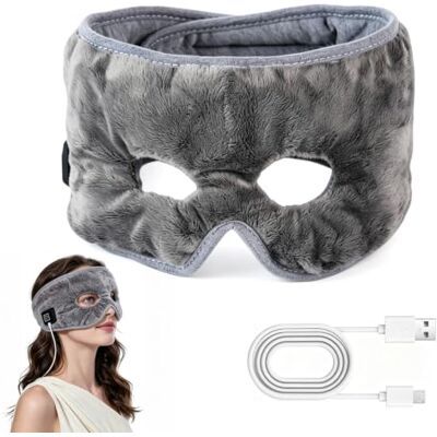 Pak2iaa Sinus Thermo Relief Mask for Nasal Congestion, Sinusitis & Migraine, Grey USB Powered Heated Thermorelief Sinus Mask for Tension Headache, Portable Face Heating Pad for Home & Travel Pak2iaa Sinus Thermo Relief Mask for Nasal Congestion, Sinusitis & Migraine, Grey USB Powered Heated Thermorelief Sinus Mask for Tension Headache, Portable Face Heating Pad for Home & Travel