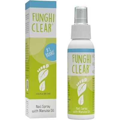 Funghi Clear FunghiClear Nail Spray 89ml – Natural Fungal Nail Treatment with Manuka Oil – Supports Clear, Healthy-Looking Nails – Gentle, Alcohol-Free Formula Funghi Clear FunghiClear Nail Spray 89ml – Natural Fungal Nail Treatment with Manuka Oil – Supports Clear, Healthy-Looking Nails – Gentle, Alcohol-Free Formula