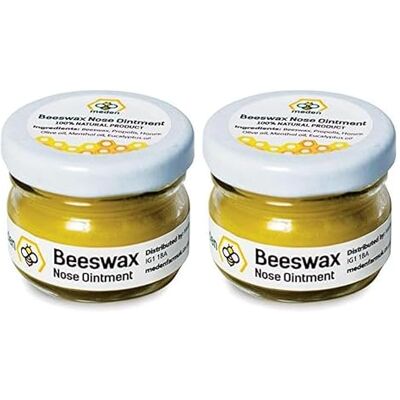 Meden 2 x 20g Beeswax & Propolis Nose Ointment Headache, Cough, Cold, Flu, Blocked Nose Meden 2 x 20g Beeswax & Propolis Nose Ointment Headache, Cough, Cold, Flu, Blocked Nose