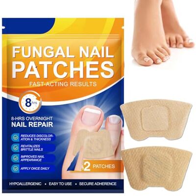 Minleer Nail Fungus Treatment Patches 32 Pcs for Toenail & Fingernail Fungal Infections Anti Fungal Nail Repair for Damaged, Discolored or Thick Nails Minleer Nail Fungus Treatment Patches 32 Pcs for Toenail & Fingernail Fungal Infections Anti Fungal Nail Repair for Damaged, Discolored or Thick Nails