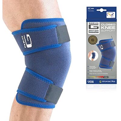 Neo-G Closed Knee Support, Adjustable Compression, Blue – ONE SIZE For Arthritis, Knee Pain, Chronic Aches, Knee Injuries, For Daily Wear & Recovery, Class 1 Medical Device, Unisex Neo-G Closed Knee Support, Adjustable Compression, Blue – ONE SIZE For Arthritis, Knee Pain, Chronic Aches, Knee Injuries, For Daily Wear & Recovery, Class 1 Medical Device, Unisex