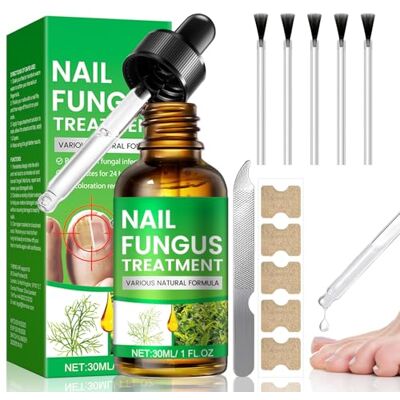 jiaonayiyi Fungal Nail Treatment – Nail Fungus Treatment for Toenail Fingernails 30ml Extra strong natural formula for toe & ingrown toenail, Nail growth, for thick discoloured brittle nails, +5 patches jiaonayiyi Fungal Nail Treatment – Nail Fungus Treatment for Toenail Fingernails 30ml Extra strong natural formula for toe & ingrown toenail, Nail growth, for thick discoloured brittle nails, +5 patches