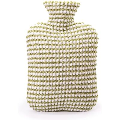 DICEVER Hot Water Bottle with Soft Cover, 2L Hot Water Bag for Menstrual Cramps, Neck and Shoulder Pain Relief, Hot and Cold Therapies, Hand Feet Warmer, Green DICEVER Hot Water Bottle with Soft Cover, 2L Hot Water Bag for Menstrual Cramps, Neck and Shoulder Pain Relief, Hot and Cold Therapies, Hand Feet Warmer, Green