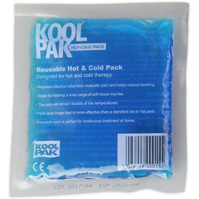 Koolpak Reusable Hot and Cold Gel Pack Small 13cm x 14cm (20) Koolpak Reusable Hot and Cold Gel Pack Small 13cm x 14cm (20)