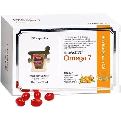 Pharma Nord BioActive Omega 7 Sea Buckthorn Oil - 150 Capsules Pharma Nord BioActive Omega 7 Sea Buckthorn Oil - 150 Capsules