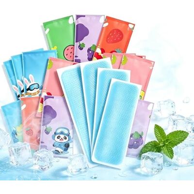 EduPlayte 14PCS Cartoon Fever Cooling Patch, Migraine Headache Soothing Gel Pads, Coldsore Patch Up to 8 Hours of Continuous Cooling Cool Pads Relieve Headaches, Migraine, Toothache, Relieve Fatigue, Sunstroke EduPlayte 14PCS Cartoon Fever Cooling Patch, Migraine Headache Soothing Gel Pads, Coldsore Patch Up to 8 Hours of Continuous Cooling Cool Pads Relieve Headaches, Migraine, Toothache, Relieve Fatigue, Sunstroke