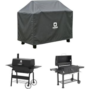 Home Source Waterproof Outdoor BBQ Cover – Durable Polyester Grill Protector with Drawstring Closure, Fits 4 Burner, Large, XL, Kettle & Extra Large Barbecues Home Source Waterproof Outdoor BBQ Cover – Durable Polyester Grill Protector with Drawstring Closure, Fits 4 Burner, Large, XL, Kettle & Extra Large Barbecues