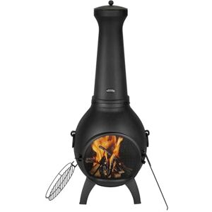 VEVOR Chiminea, 18 Inch Outdoor Wood Burning Firepit, Spherical Fireplace for BBQ & Warming, Outside Wooden Fire Pit with Grill Mesh, Chimney Coat & Rustproof Chiminea Lid, for Patio, Garden, Backyard VEVOR Chiminea, 18 Inch Outdoor Wood Burning Firepit, Spherical Fireplace for BBQ & Warming, Outside Wooden Fire Pit with Grill Mesh, Chimney Coat & Rustproof Chiminea Lid, for Patio, Garden, Backyard