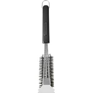 MasterClass BBQ Bristle Spiral Grill Brush with 3-in-1 Design, Heavy Duty Stainless Steel Cleaning Brush and Scraper for BBQ Grill, Rust Resistant, 5-Year Guarantee MasterClass BBQ Bristle Spiral Grill Brush with 3-in-1 Design, Heavy Duty Stainless Steel Cleaning Brush and Scraper for BBQ Grill, Rust Resistant, 5-Year Guarantee