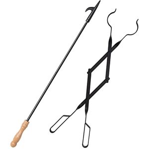 Uten Fireplace Tools Sets, Fire Poker, Fire Tongs, Fireplace Accessories, Fire Poker Set, Outdoor Camping Accessory, Fire Tool Kit for Fireplaces Wood Stoves Fire Pits Campfires Uten Fireplace Tools Sets, Fire Poker, Fire Tongs, Fireplace Accessories, Fire Poker Set, Outdoor Camping Accessory, Fire Tool Kit for Fireplaces Wood Stoves Fire Pits Campfires