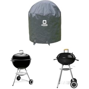 Home Source Waterproof Outdoor BBQ Cover – Durable Polyester with Drawstring Closure, Fits 4 Burner, Large, XL & Kettle Barbecues, Weatherproof Protection Home Source Waterproof Outdoor BBQ Cover – Durable Polyester with Drawstring Closure, Fits 4 Burner, Large, XL & Kettle Barbecues, Weatherproof Protection
