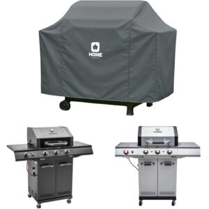 Home Source Waterproof Outdoor BBQ Cover – Durable Polyester Grill Protector with Drawstring Closure, Fits 4 Burner, Large, XL, Kettle & Extra Large Barbecues Home Source Waterproof Outdoor BBQ Cover – Durable Polyester Grill Protector with Drawstring Closure, Fits 4 Burner, Large, XL, Kettle & Extra Large Barbecues