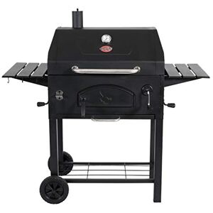 Char-Griller Traditional Charcoal Grill and Smoker in Black – 790 sq. in. Cooking Space, Heavy-Duty Steel, Porcelain-Coated Cast Iron Grates, Dual Damper Controls, BBQ Smoker for Outdoor Cooking Char-Griller Traditional Charcoal Grill and Smoker in Black – 790 sq. in. Cooking Space, Heavy-Duty Steel, Porcelain-Coated Cast Iron Grates, Dual Damper Controls, BBQ Smoker for Outdoor Cooking