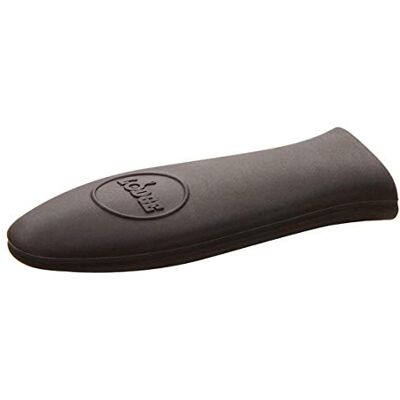 Lodge ASHHM11 Mini Silicone Hot Handle Holder, Black, Inoxidable Lodge ASHHM11 Mini Silicone Hot Handle Holder, Black, Inoxidable