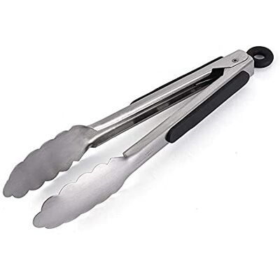 WERWER Kitchen Tongs Stainless-Steel Locking 12 inch 9inch Set Sturdy Cook and Barbecue (BBQ) Heavy Duty Grill Tong (Color : 2pcs 12inch) WERWER Kitchen Tongs Stainless-Steel Locking 12 inch 9inch Set Sturdy Cook and Barbecue (BBQ) Heavy Duty Grill Tong (Color : 2pcs 12inch)