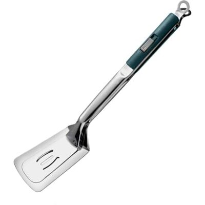 CARPJZ Slide Lock Tongs, 2 in 1 Stainless Steel Spatula Tongs Combo for Steak Fish BBQ, Heat Resistant Handle, Multi Purpose Cooking Turner for Kitchen Grill CARPJZ Slide Lock Tongs, 2 in 1 Stainless Steel Spatula Tongs Combo for Steak Fish BBQ, Heat Resistant Handle, Multi Purpose Cooking Turner for Kitchen Grill
