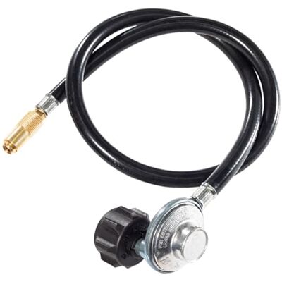 Blackstone 5471 Propane Adapter Hose & Regulator for 20 lb Tank, Gas Grill & Griddle Weather Resistant & Corrosion Resistant Extends Up to 3 Feet Blackstone 5471 Propane Adapter Hose & Regulator for 20 lb Tank, Gas Grill & Griddle Weather Resistant & Corrosion Resistant Extends Up to 3 Feet