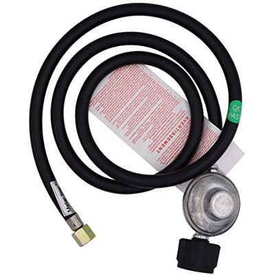 METER STAR 2 Meters Low Pressure Propane Regulator and Hose QCC1 Connection Kit for LP/LPG Gas Grill METER STAR 2 Meters Low Pressure Propane Regulator and Hose QCC1 Connection Kit for LP/LPG Gas Grill