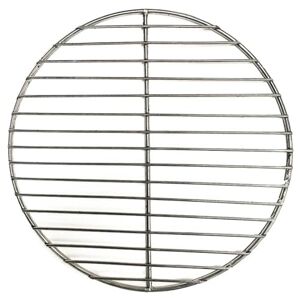 Pulaif Grilling Basket, Grill Basket， 304 Stainless Steel round BBQ Grill Mesh Home Roast Nets Bacon Grill Tool Iron Nets barbecue accessories BBQ Mat Grid (Color : 48cm Diameter) ( Color : 35cm Diameter )