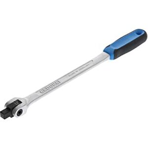 GEDORE Swivel handle, 1/2 inch, 12.5 mm square drive, Driving handle with swivel head, 2-component handle, 381 mm long, 1997 GEDORE Swivel handle, 1/2 inch, 12.5 mm square drive, Driving handle with swivel head, 2-component handle, 381 mm long, 1997