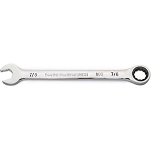 GEARWRENCH 7/8" 4 Degree Swing Arch 12 Point Ratcheting Combination Wrench 86951 GEARWRENCH 7/8" 4 Degree Swing Arch 12 Point Ratcheting Combination Wrench 86951