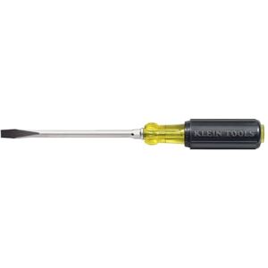 KLEIN TOOLS 602-8 3/8-Inch Keystone-Tip Screwdriver with 8-Inch Heavy-Duty Round-Shank KLEIN TOOLS 602-8 3/8-Inch Keystone-Tip Screwdriver with 8-Inch Heavy-Duty Round-Shank