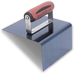 Marshalltown Outside Corner Step Tool R 10 mm DuraSoft Handle, Blue Steel, 152 x 152 x 76 mm Marshalltown Outside Corner Step Tool R 10 mm DuraSoft Handle, Blue Steel, 152 x 152 x 76 mm