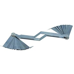 Laser 2482 Offset Feeler Gauge 26 Blades, Silver Laser 2482 Offset Feeler Gauge 26 Blades, Silver