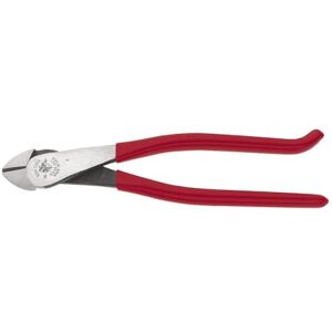 KLEIN TOOLS Diagonal Cutters, Ironworker Pliers, 9-Inch High Leverage Rebar Cutter and Rebar Bender D248-9ST, Red KLEIN TOOLS Diagonal Cutters, Ironworker Pliers, 9-Inch High Leverage Rebar Cutter and Rebar Bender D248-9ST, Red