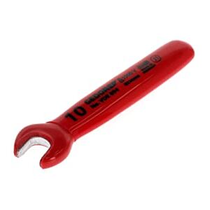 GEDORE VDE89410 10 mm VDE Single Open Ended Spanner Red GEDORE VDE89410 10 mm VDE Single Open Ended Spanner Red