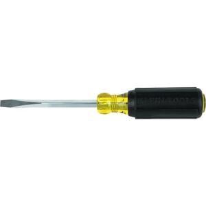 KLEIN TOOLS 600-4 1/4-Inch Keystone Cushion-Grip Screwdriver, Made in USA KLEIN TOOLS 600-4 1/4-Inch Keystone Cushion-Grip Screwdriver, Made in USA
