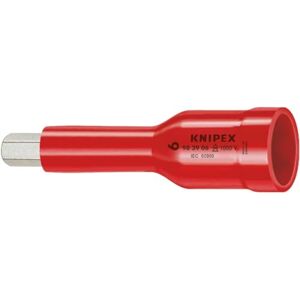 KNIPEX Hexagon Socket for hexagonal socket screws with internal square 3/8" 75 mm 98 39 06 KNIPEX Hexagon Socket for hexagonal socket screws with internal square 3/8" 75 mm 98 39 06