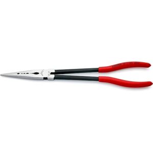 KNIPEX Long Reach Needle Nose Pliers with transverse profiles black atramentized, plastic coated 280 mm 28 71 280 KNIPEX Long Reach Needle Nose Pliers with transverse profiles black atramentized, plastic coated 280 mm 28 71 280