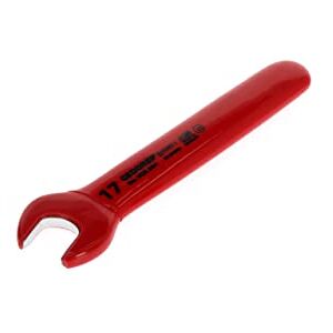 GEDORE VDE89417 17 mm VDE Single Open Ended Spanner Red GEDORE VDE89417 17 mm VDE Single Open Ended Spanner Red